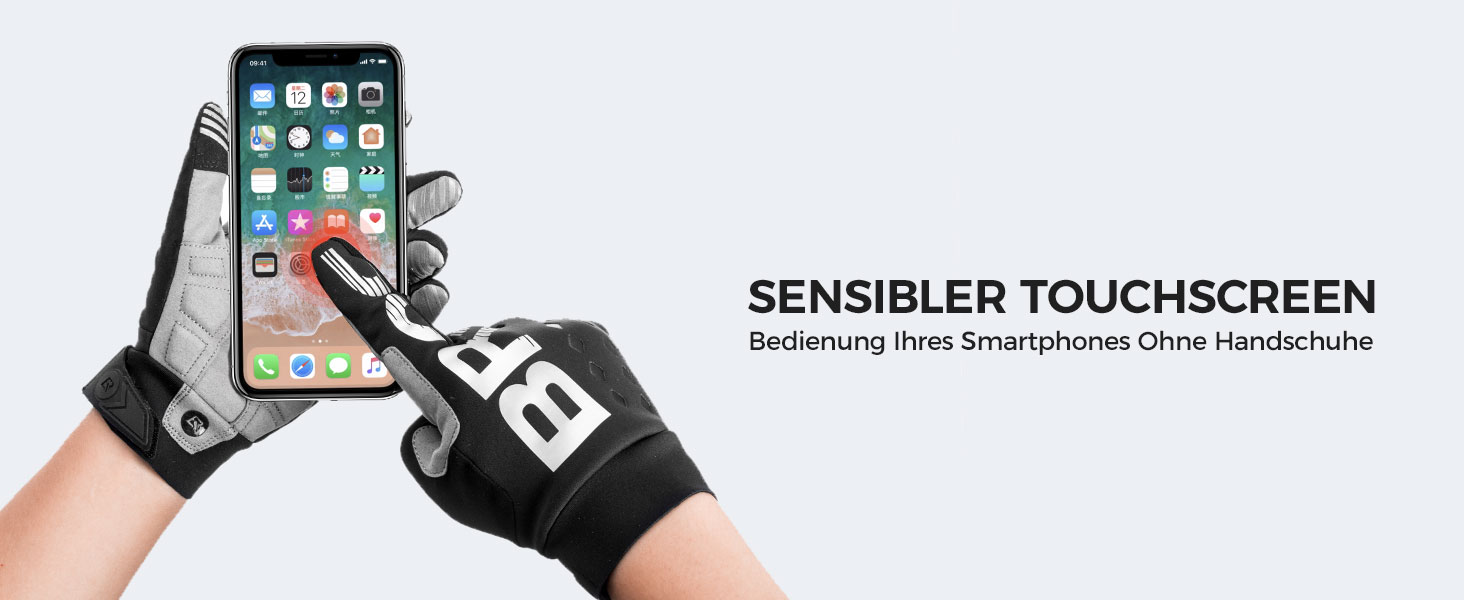 Велосипедні рукавички ROCKBROS для жінок та чоловіків, зимові, з Thinsulate, теплі, сенсорні, для MTB, катання, альпінізму, бігу та активного відпочинку, XL