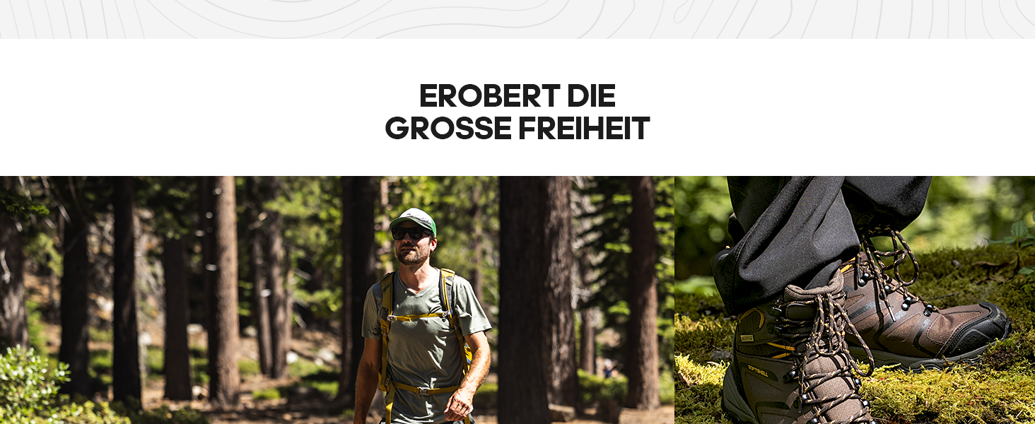 Чоловічі туристичні черевики NORTIV 8 для хайкінгу та трекінгу, водонепроникні, для скелелазіння, розмір 43 EU, коричнево-чорні