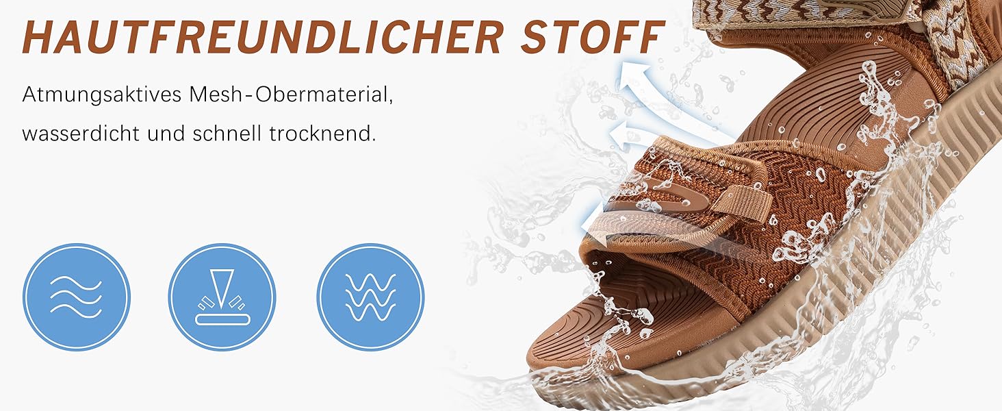 Зручні трекінгові сандалії KuaiLu для жінок: ортопедичні, для плоскостопія, піші прогулянки, літо, відкриті пальці, регульовані, чорний, коричневий