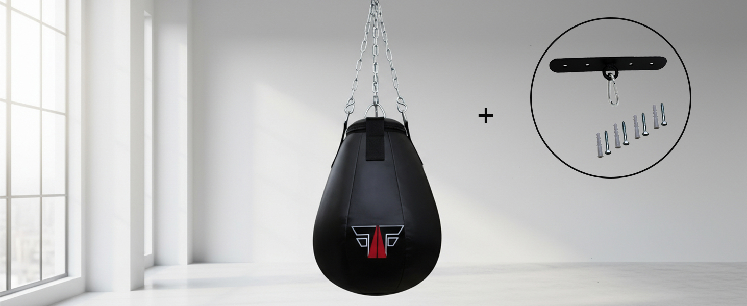 Професійна боксерська груша FOX-FIGHT для тренувань, спарингу, кікбоксингу, ММА та боротьби