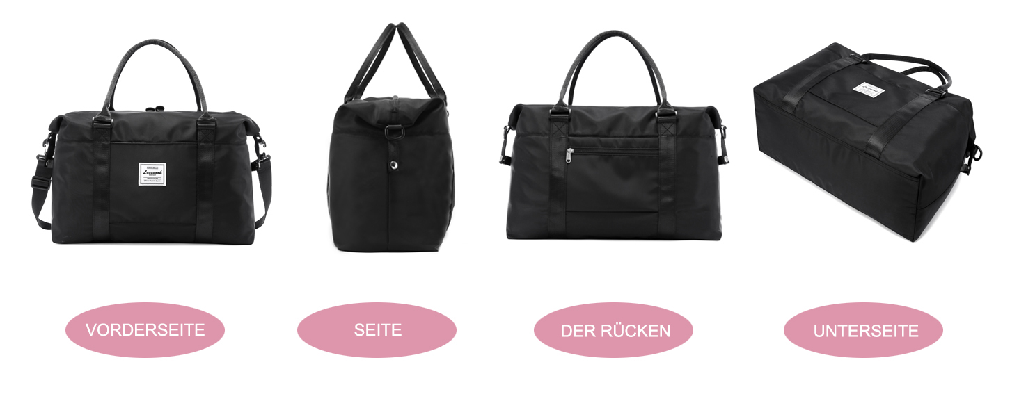 Спортивна сумка LOVEVOOK для жінок: водонепроникна дорожня сумка-мішок, 30L, світло-блакитна