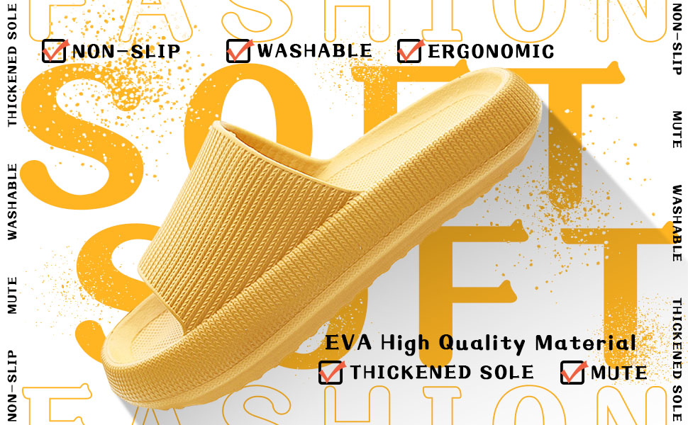 Шльпанці Cozislides Original: м'які, неслизькі, для дому та пляжу. Чоловічі та жіночі, чорні, 40/41 EU