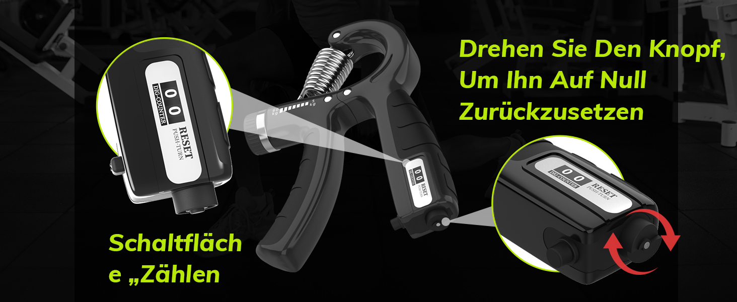 Набір для тренування зап'ястя 2 шт. Handtrainer, 5-60 кг, для спортсменів та реабілітації, FC0101 (темно-сірий)