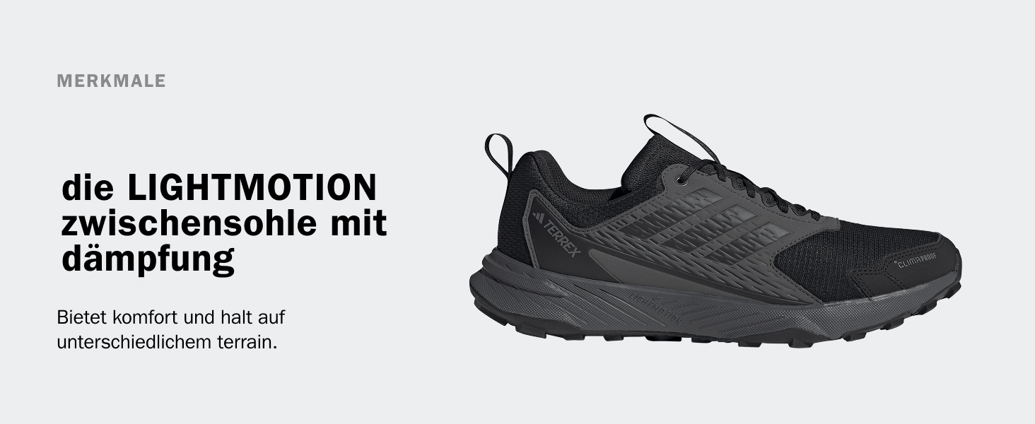 Кросівки для трейлраннінгу Adidas Terrex Tracerocker 2 Gore-Tex, жіночі, 40 EU, чорний/сірий