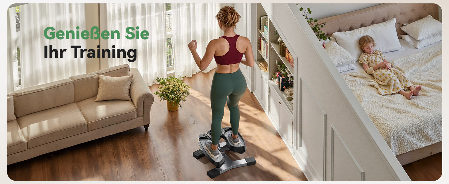 Сходи для фітнесу Sportsroyals для дому – степер з тросами для тренування ніг, рук та сідниць, фітнес для дому та офісу (02-Twist stepper)