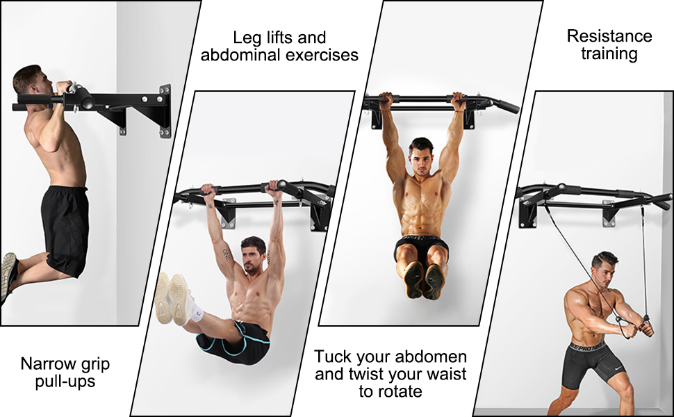 Кріпиться на стіну турнік для дому, турнік для підтягувань, стінова стійка для турніка, обладнання для фітнесу та силових тренувань