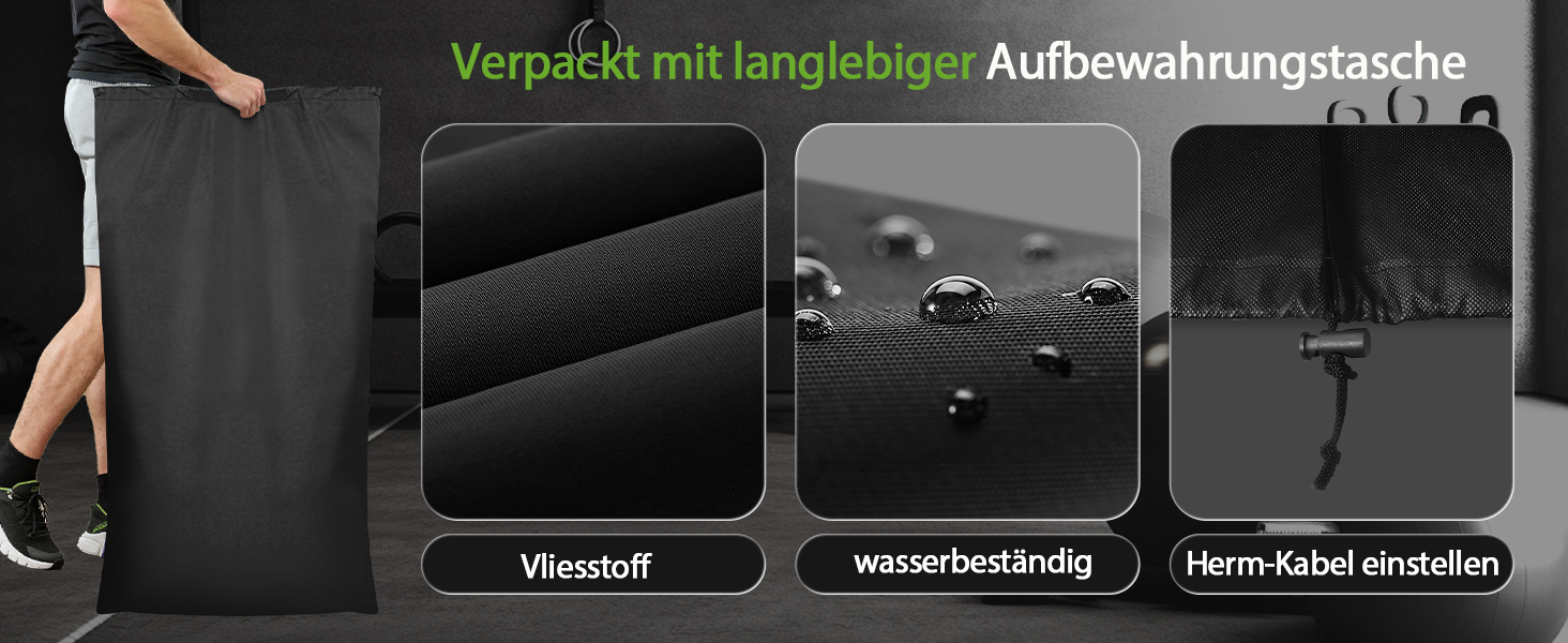 Регульована багатофункціональна лава для гантелей Dskeuzeew, складана фітнес-лава з еластичними стрічками та сумкою для зберігання, 7 положень нахилу спинки, максимальне навантаження 300 кг, чорна