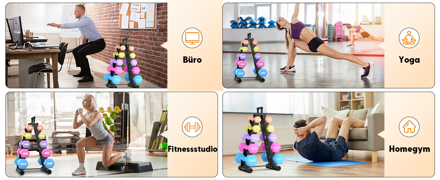 Металевий стійка для гантелей на 5 ярусів, A-подібна рама з ручкою, компактна тренувальна стійка для домашнього спортзалу (гантелі продаються окремо)