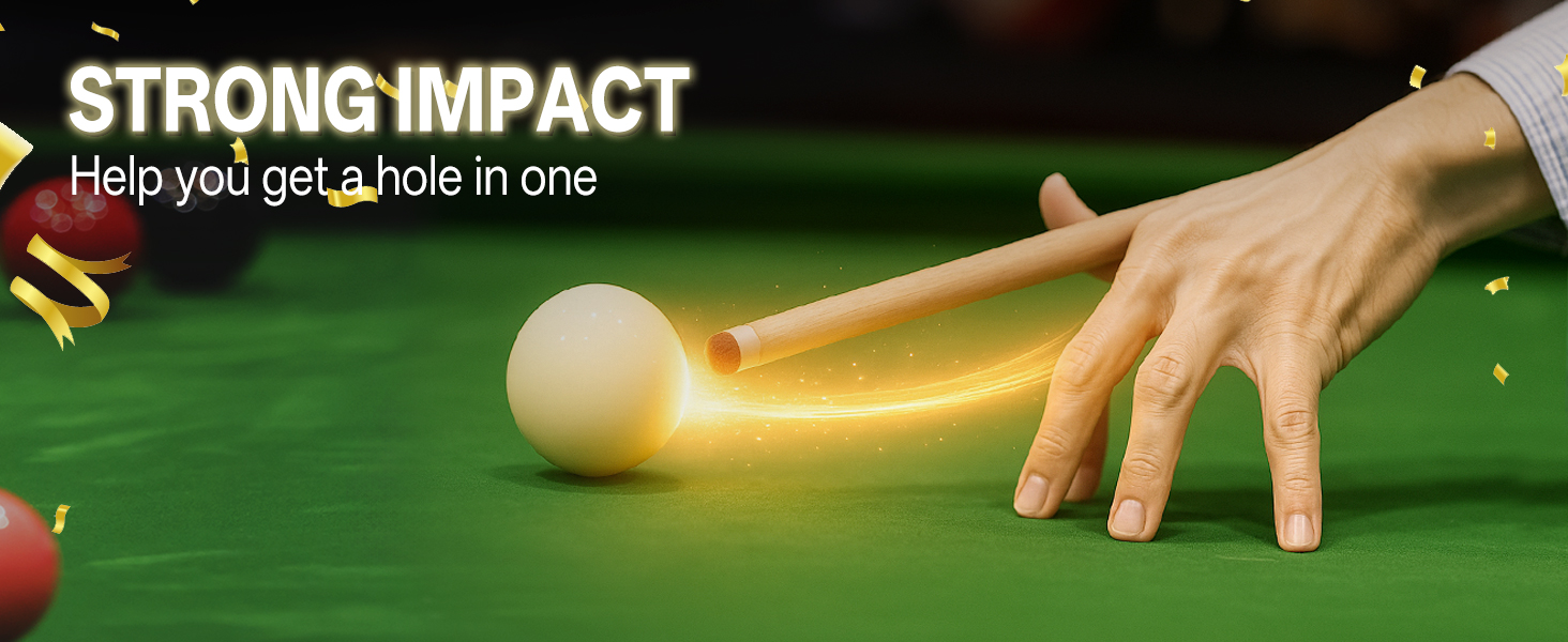 Більярдний кий Kmise Queue-Set 18-21oz з канадського акації, покращений хват, 4 кольори, з крейдою та рукавичкою