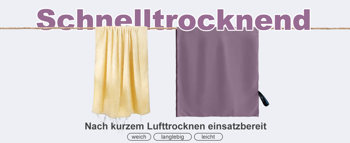 Рушник мікрофібра для фітнесу з іонами срібла Samtviolett 60x120 см – швидковисихаючий, надлегкий, поглинаючий, для йоги, подорожей, пляжу