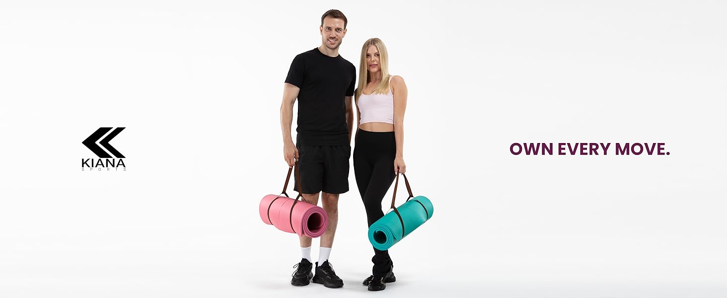 Йога мат для занять йогою, пілатесом та силовим тренуванням - німецька розробка, неслизька, захищає суглоби, 2 товщини (1.0 та 1.5 см), м'яка спортивна мат, рожева