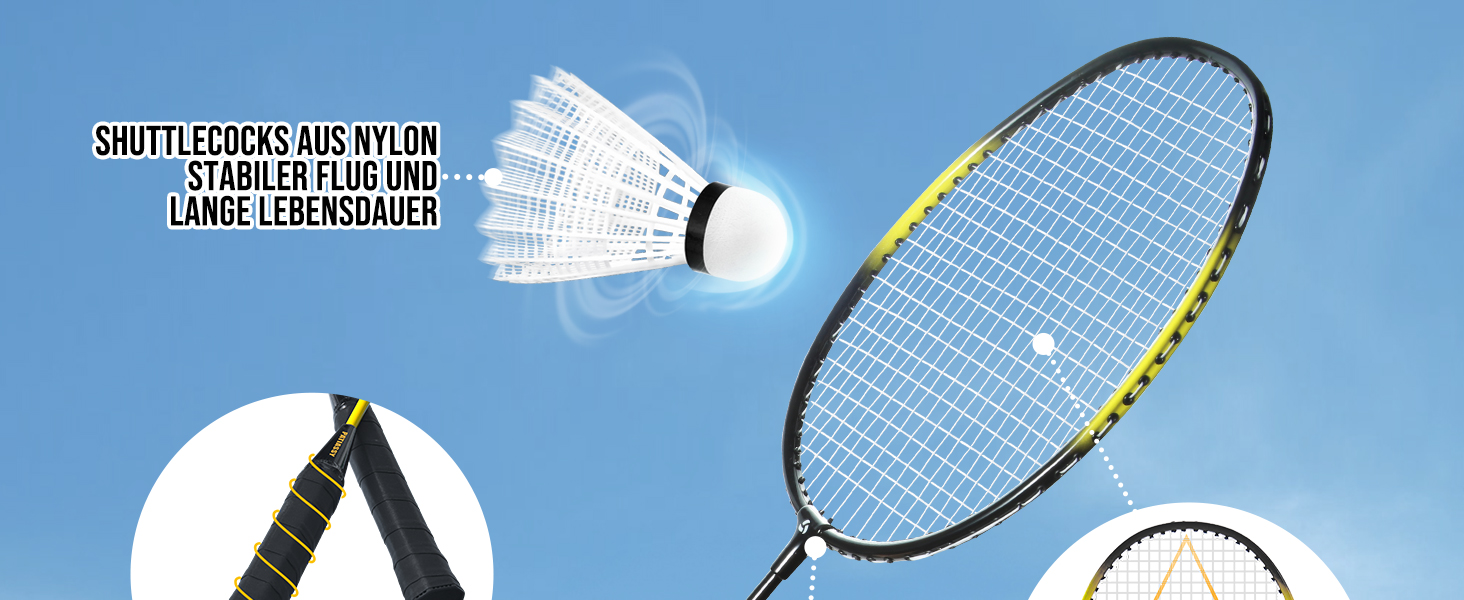 Мобільний волейбольний сет для бадмінтону, регульований, 4 ширини, з сумкою, для залу та вулиці