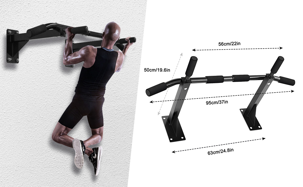 Кріпиться на стіну турнік для дому, турнік для підтягувань, стінова стійка для турніка, обладнання для фітнесу та силових тренувань
