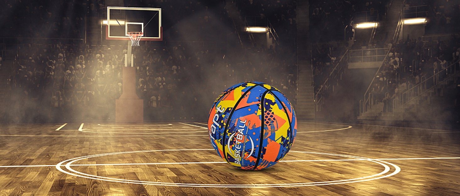 Волейбольний м'яч Krfapt розмір 5, офіційний, Soft Touch, для тренувань, Outdoor/Indoor, водонепроникний, з дизайном Ripples (синій/фіолетовий/рожевий)