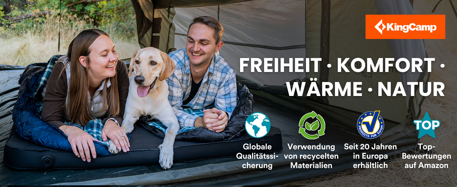 Сплячий мішок KingCamp Flannel для дорослих, 4 сезони, ультралегкий, бавовна, теплий, ковдровий, водонепроникний, для кемпінгу та повсякденного використання, чорний, L, блискавка