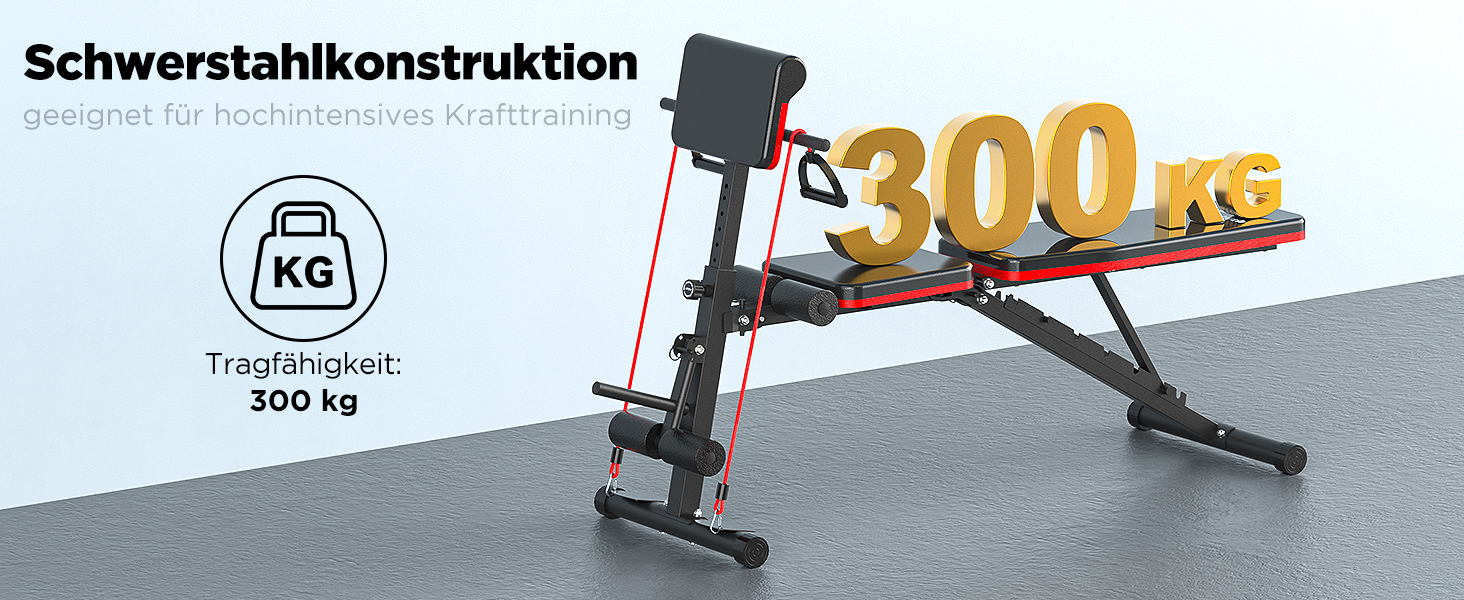 Складана тренажерна лава для дому з жимовою лавою, розгиначем ніг та подушкою Preacher Curl, римський стул, тренажер спини, вантажопідйомність 350 кг, для силових тренувань, домашній спортзал, комплексне тренування
