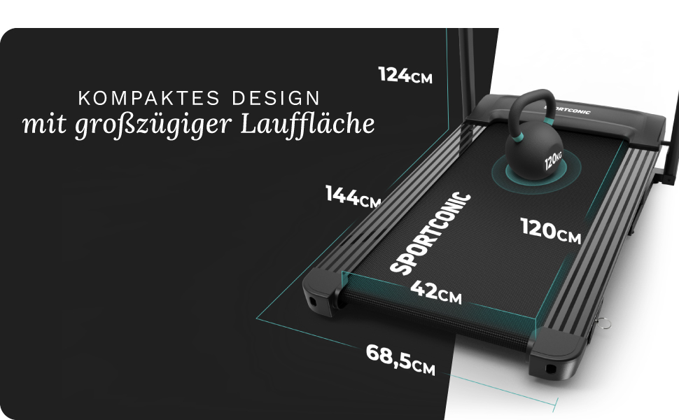Бігова доріжка для дому з нахилом, Walking Pad, 1-14 км/год (T155) - Компактний та тихий, без килимка
