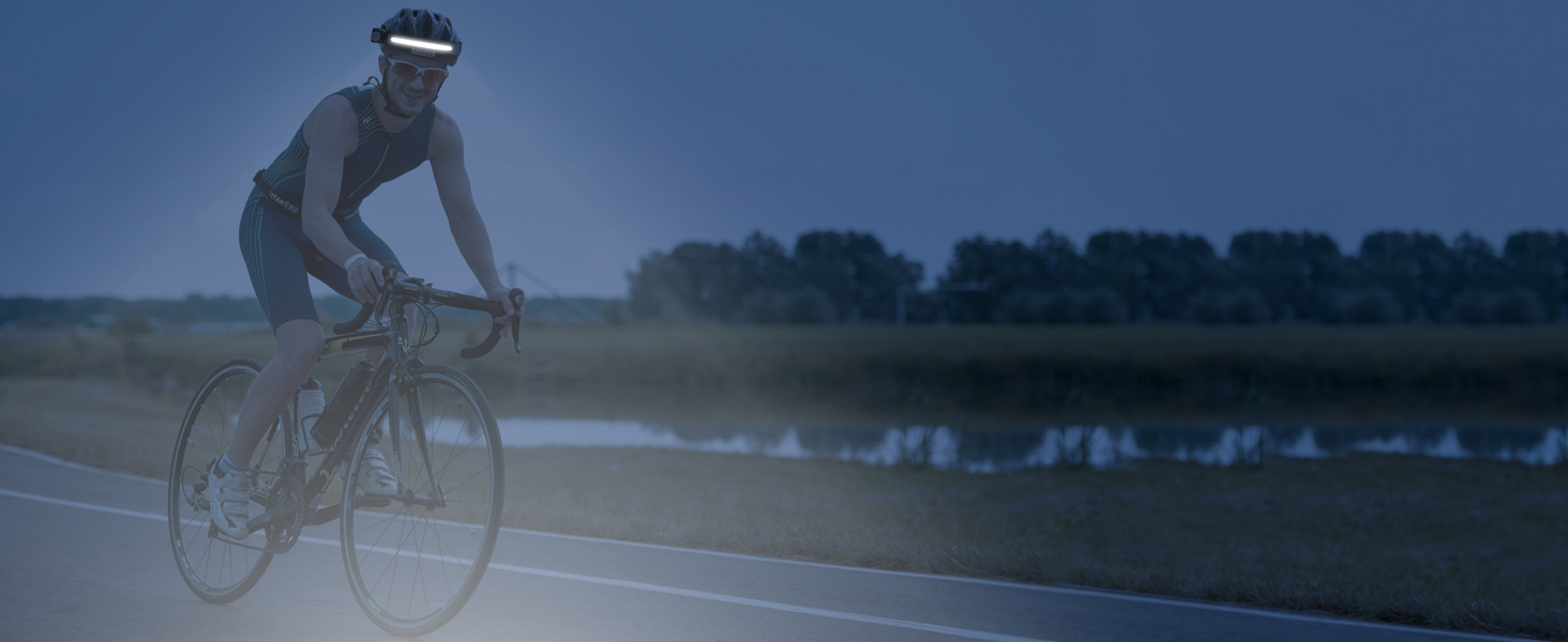 LED налобний ліхтар з акумулятором, надпотужний промінь 230°, регульований фокус, 30 годин роботи, 7 режимів з датчиком руху, водонепроникний, легкий, для бігу, кемпінгу, риболовлі (2 шт.)