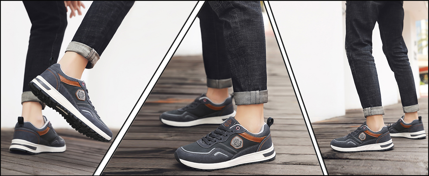 ARRIGO BELLO Кросівки чоловічі спортивні для прогулянок та активного відпочинку, розмір 41-46, колір блакитний