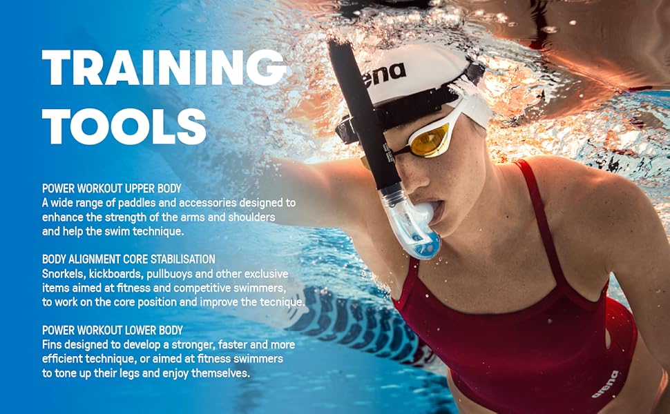 Плавальний тренажер Arena Elite для рук (2 шт) - чорний