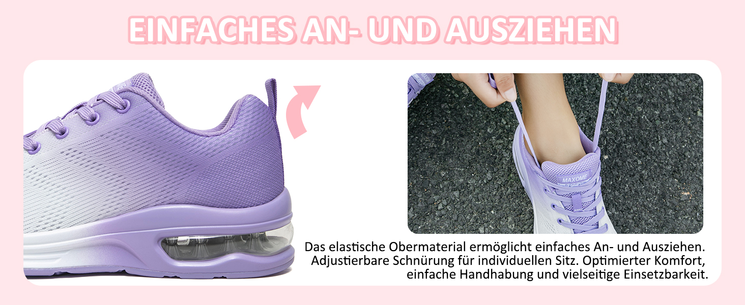 Жіночі кросівки для фітнесу та бігу Laufschuhe Rosa (42 EU) з амортизацією та підтримкою стопи