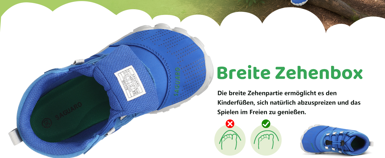 Дитячі шкарпетки-мокасини Saguaro для трекінгу та хайкінгу, легкі, дихаючі, антиковзні, розмір 24-36 EU, блакитні