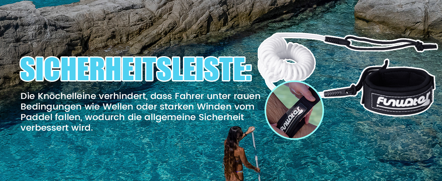 Надувний SUP-борд FunWater 10' & 11' з аксесуарами для дорослих, будь-якого рівня підготовки