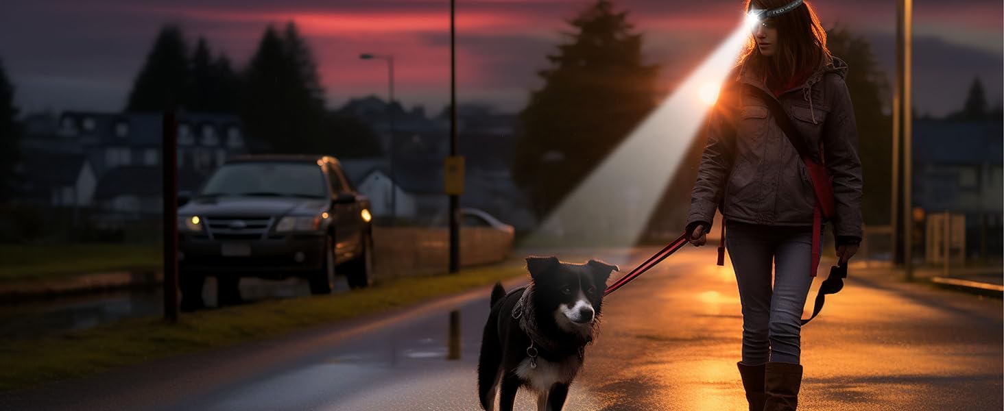 LED налобний ліхтар NREDXOON з акумулятором, USB-C, 5 режимів освітлення (включно з червоним), IPX4, водонепроникний, надзвичайно яскравий для кемпінгу, бігу, DIY та надзвичайних ситуацій (2 шт.) Чорний