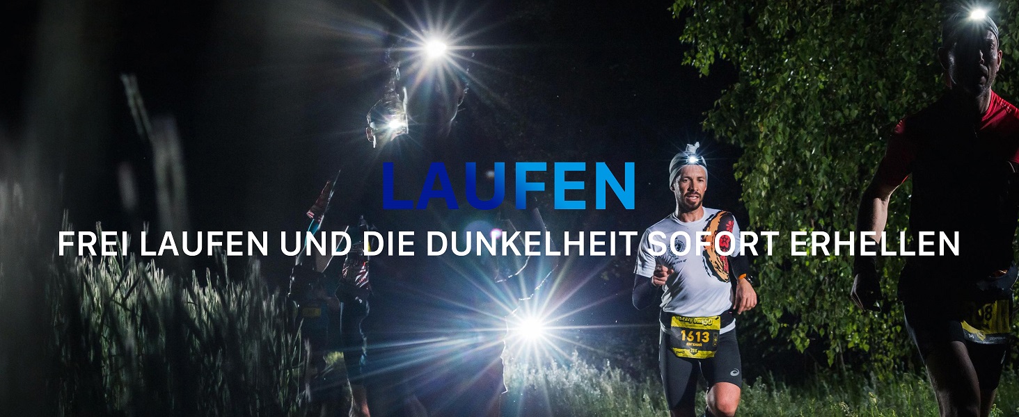 Налобний ліхтар LED MLIAIMCE 2 шт. 2000 люменів, 18 режимів, водонепроникний IPX4, для бігу, походів, кемпінгу, риболовлі