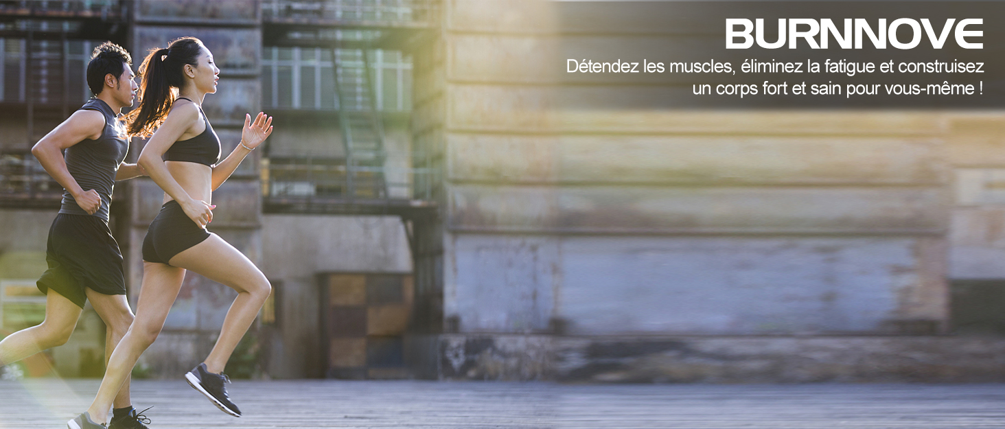 Масажер BURNNOVE для тіла та спини з LED-дисплеєм, 99 режимів, 8 насадок, акумулятор 2550mAh, чорний