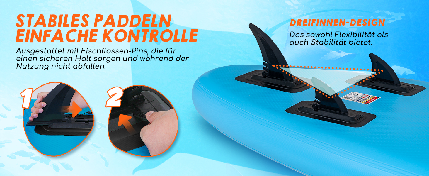 Надувне SUP-борд FunWater: комплект з аксесуарами (весло, насос, рюкзак, лінія, водонепроникний мішок)