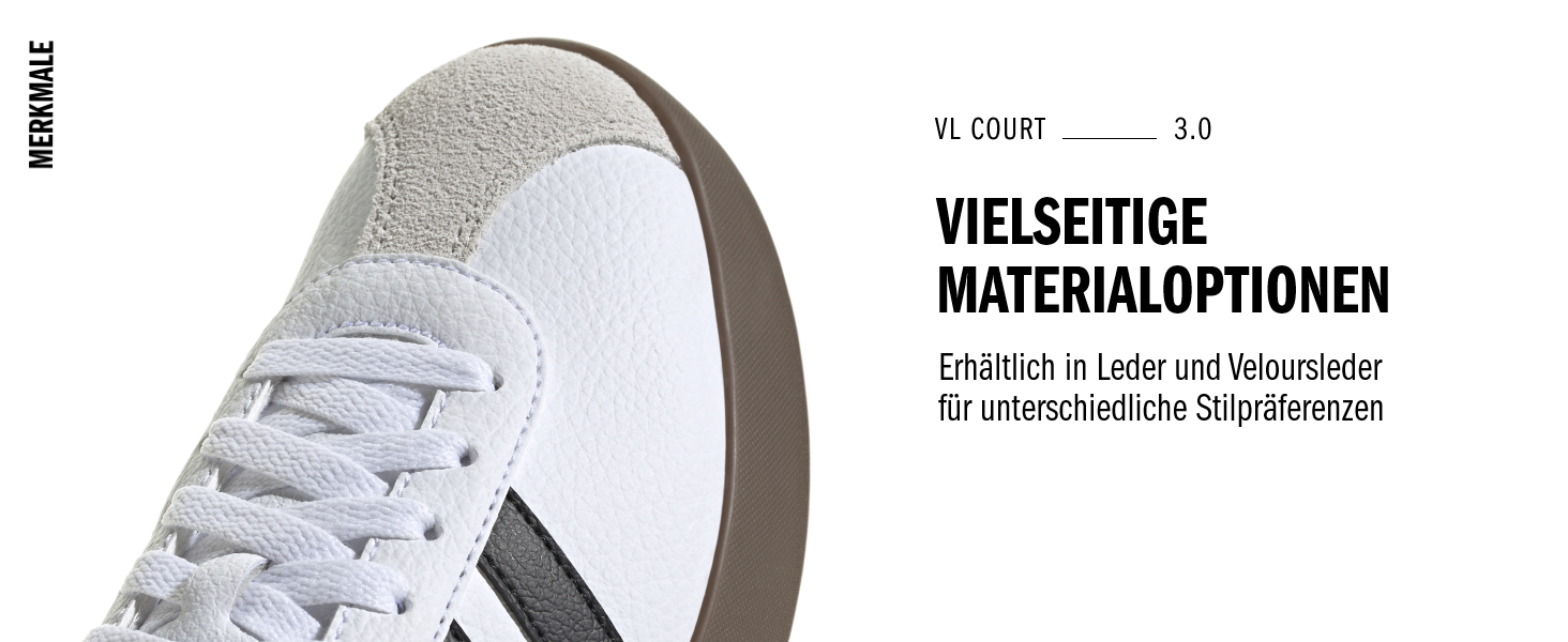 Дитячі фітнес-кеди Adidas VL Court 2.0 (30.5 EU, чорний/білий/чорний)