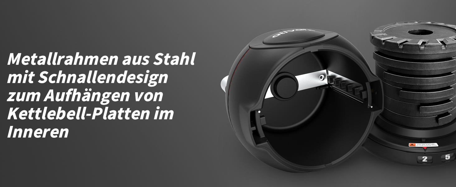 Гантелі ATIVAFIT 20 кг, 7-в-1, регульовані, з алюмінієвим грифом, швидка зміна ваги, фітнес для дому, тренування вдома