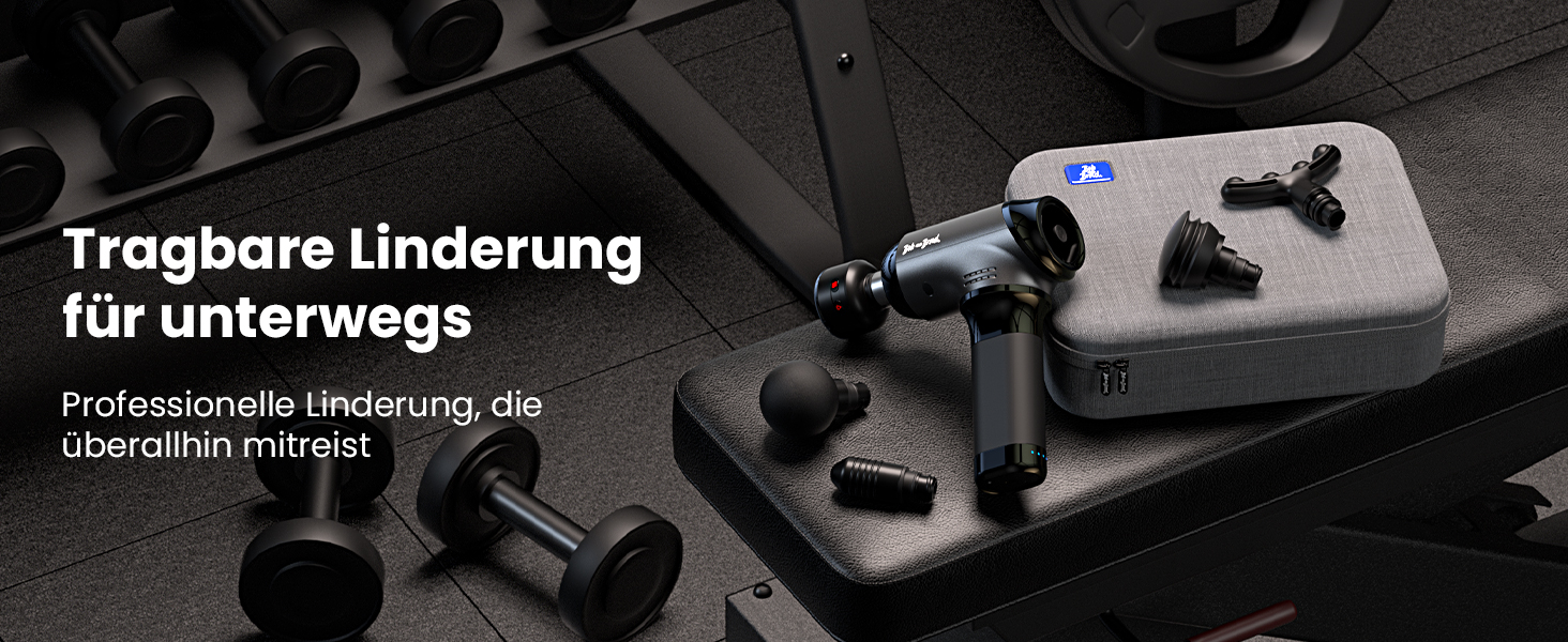 Масажер для тіла BOB AND BRAD T2 Ultra з підігрівом та терапією червоного світла. Професійний масажер глибоких тканин для спортсменів. Портативний масажер для відновлення м'язів. Подарунок для чоловіків та жінок.