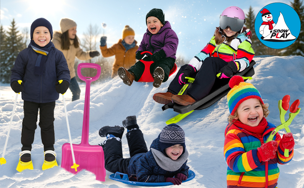 Сніговий санки Bob Black Devil з кермом, гальмом та ручним гальмом, від 3 років, чорний