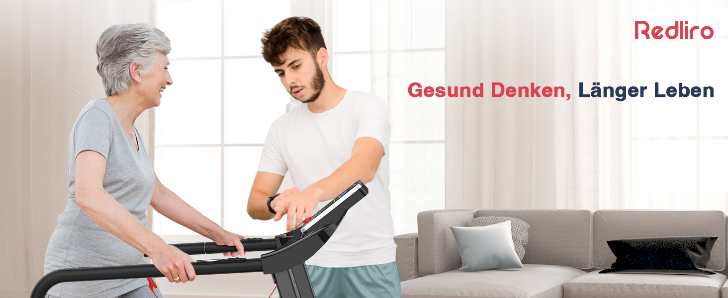 Redliro: тренажер для рівноваги з подовженим поручнем, складний, з підставкою для телефону та чашки, LCD-дисплей, вантажопідйомність 136 кг