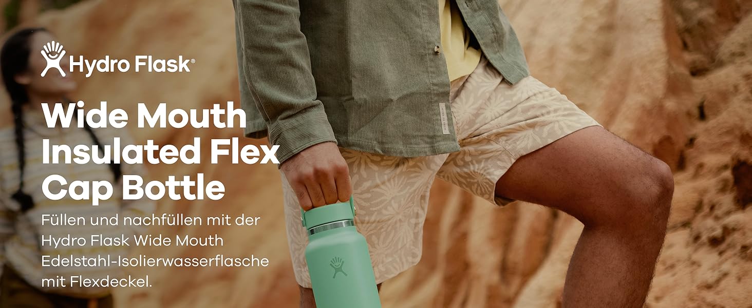 Спортивна пляшка для води Hydro Flask Wide Flex Cap Riff, 946 мл