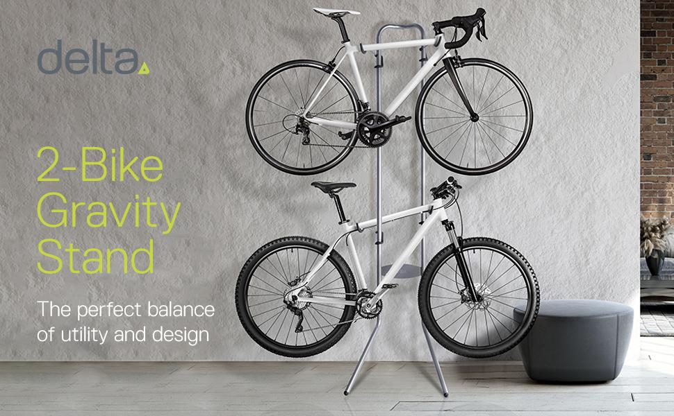 Стійка для велосипеда Delta Cycle Michelangelo Gravity — регульована підставка для гірських, шосейних та фетбайків, без інструментів
