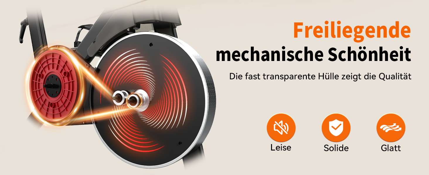 Велотренажер HXD-ERGO з регульованим магнітним опором, кардіотренування, фітнес-велосипед, 150 кг, чорний та червоний