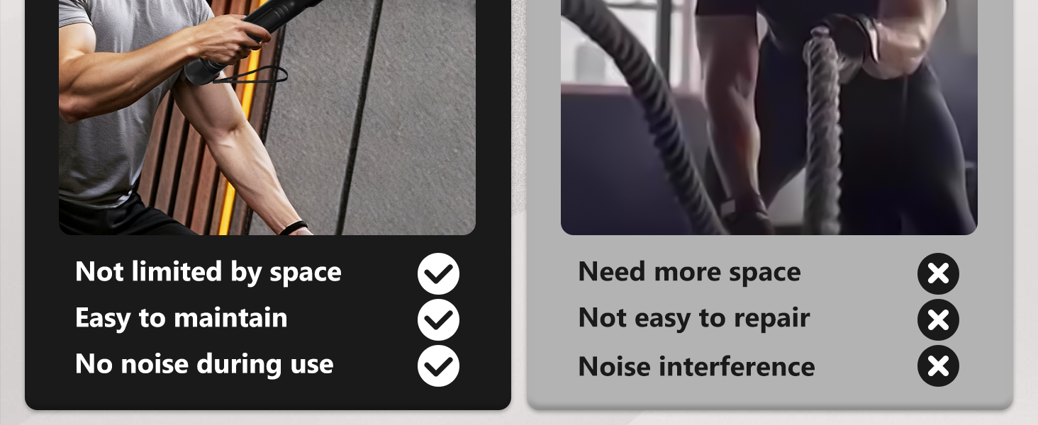 Битва мотузок: тренажер для дому без шуму, для жінок та початківців, для загальної фізичної підготовки