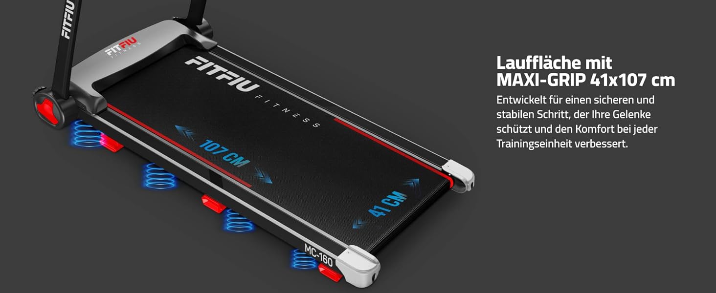 Складана бігова доріжка FITFIU Fitness 4 в 1 з нахилом 9%, швидкістю до 14 км/год, підтримкою APP, датчиком пульсу та тримачем для планшета, компактна Walking Pad MC-160