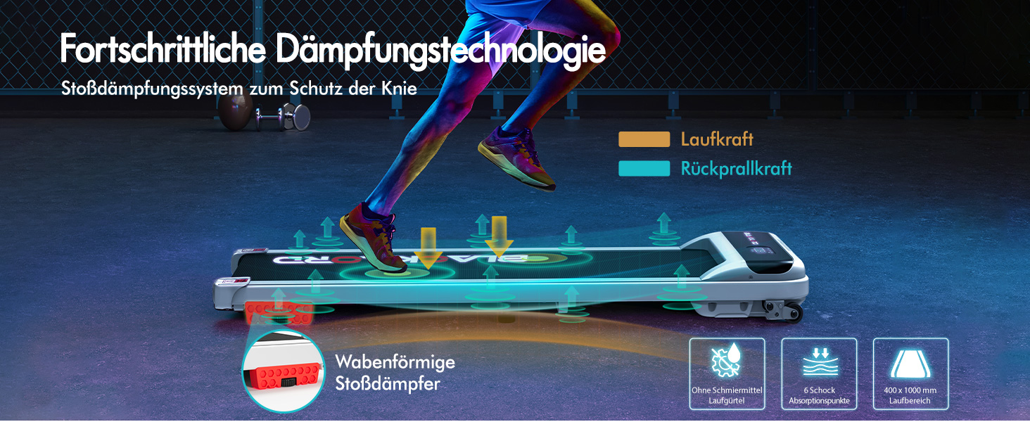 Електричний біговий тренажер BLACK LORD з нахилом 9%, 3.2 PS, 4-в-1 для дому та офісу, 12 програм, динамік, 140 кг, білий