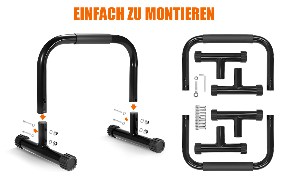 Паралелетки для віджимань та випробувань на силу - Паралелетки для калістеніки, статики та силових тренувань. Ідеально для дому, вулиці та спортзалу