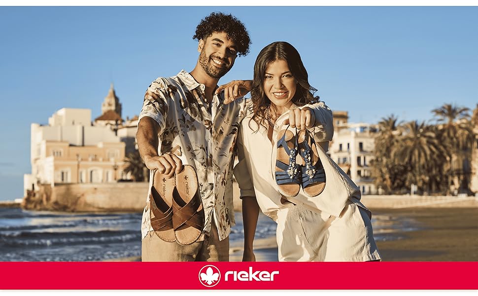 Чоловічі сандалії Rieker коричневого кольору, розмір 40 EU