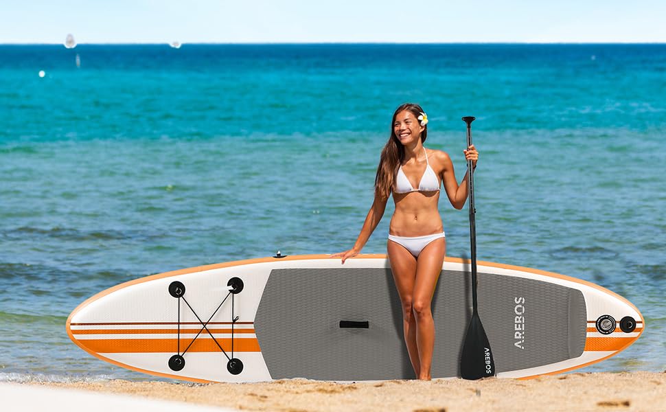 Arebos 2-в-1 весло для SUP, каное та каяка, алюмінієве, розсувне 156-215 см