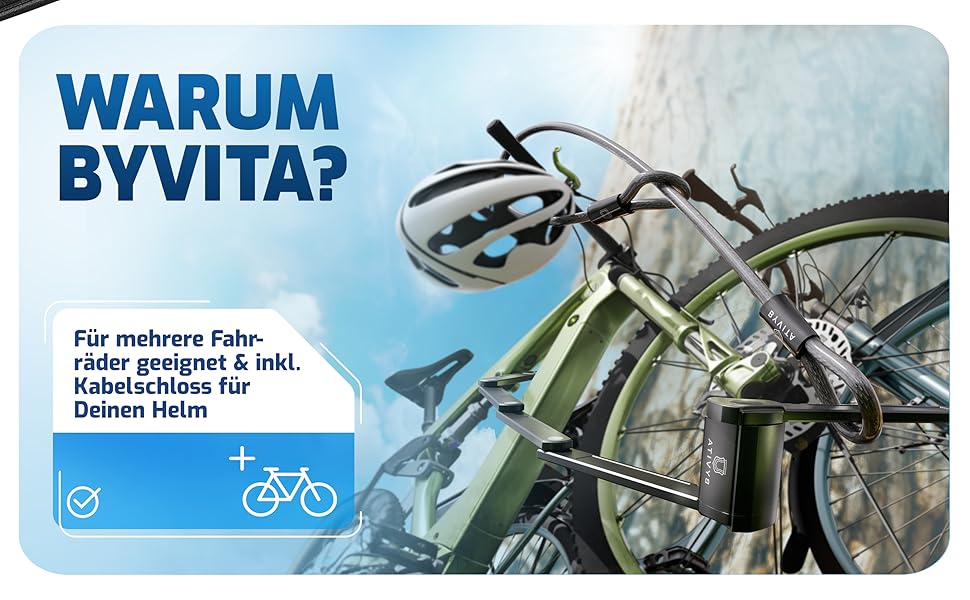 Замок для велосипеда складний 120см, протиугінний з кабельним замком - висока безпека, з кріпленням - ідеально для електровелосипеда