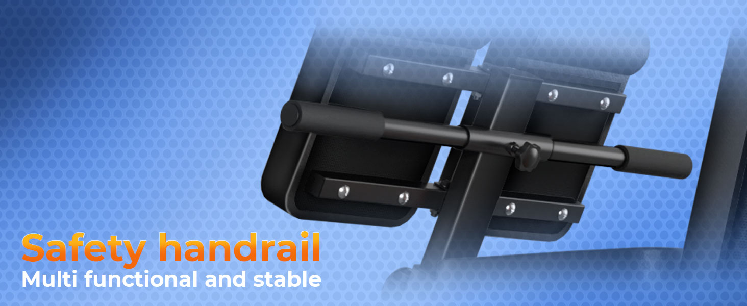 Регульована лава для тренувань 450 кг – високопродуктивна лава з ручками для дому, римський стілець для розтяжки спини та лава для пресу