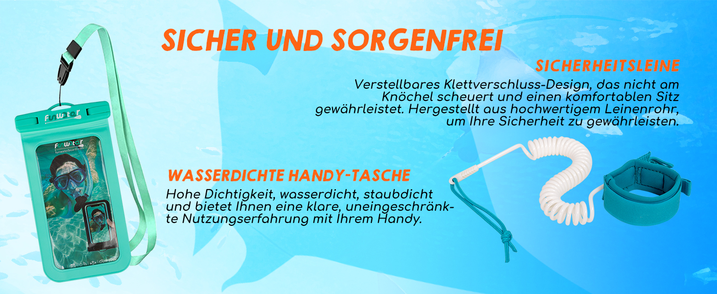 Надувне SUP-борд FunWater: комплект з аксесуарами (весло, насос, рюкзак, лінія, водонепроникний мішок)