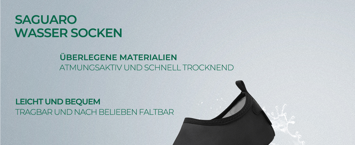 Чоботи для душу SAGUARO Unisex, аквашузи чоловічі та жіночі, розмір 36-47, EU 44/45, блакитний