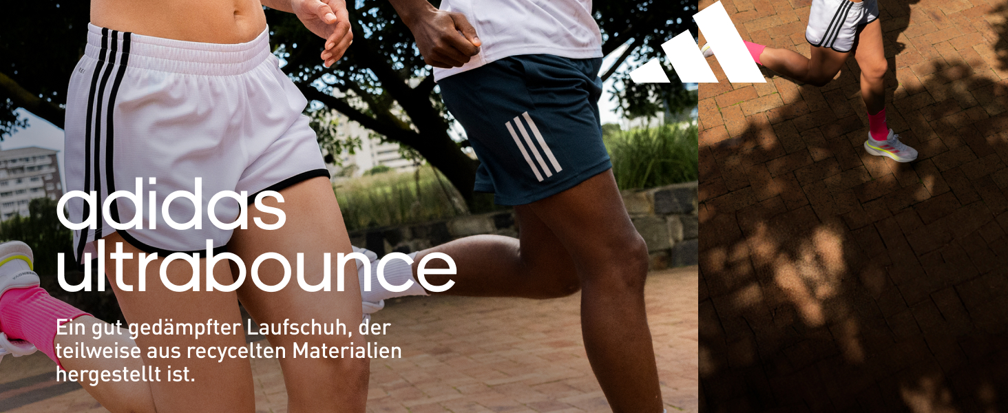 Дитячі кросівки Adidas Ultrabounce Junior - для бігу (36 2/3 EU, чорний/чорний/карбон)